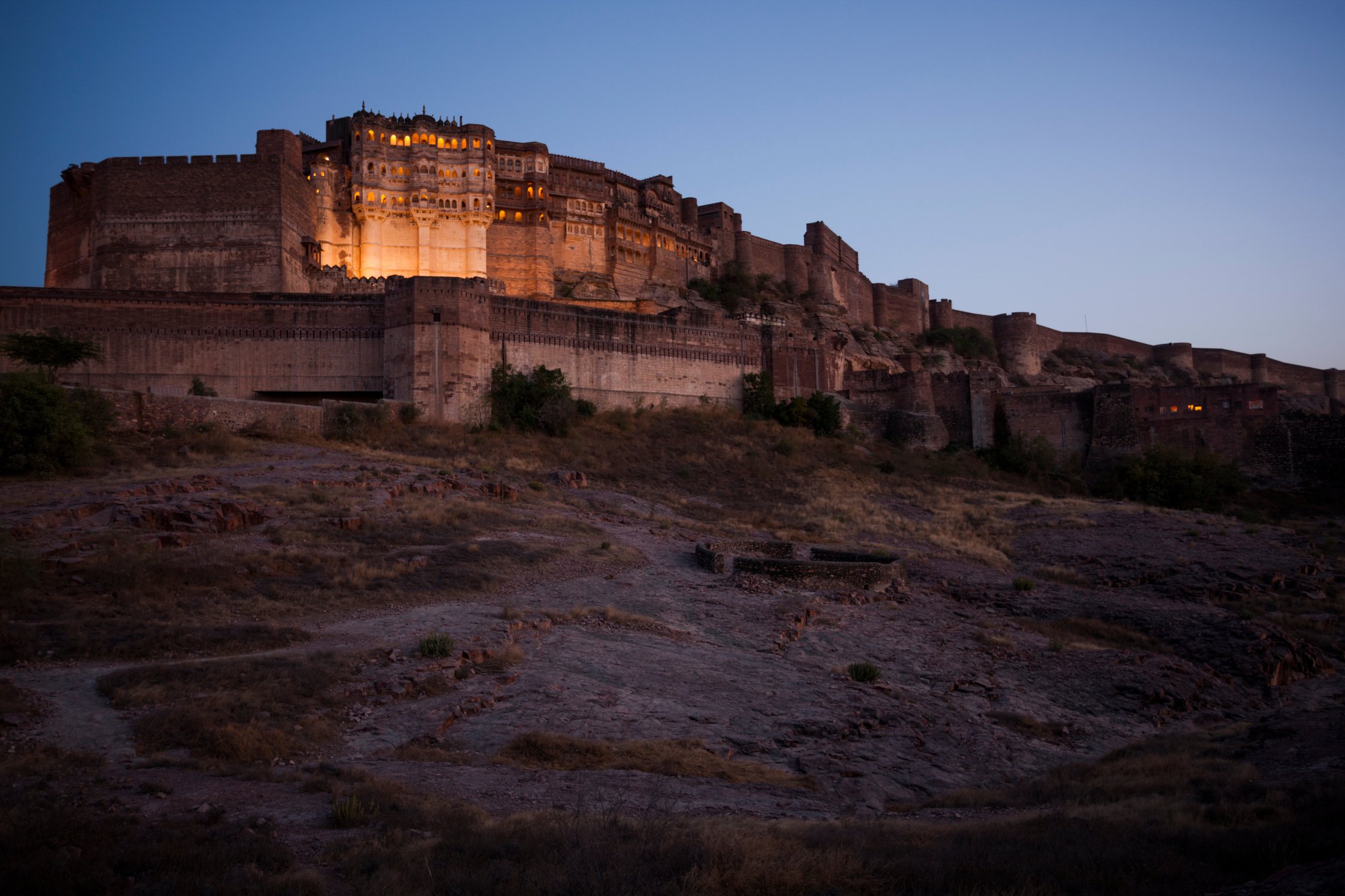 Dusk at Mehrangarh Fort